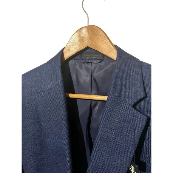 Lauren Ralph Lauren NWT Suit Jacket 48R Bright Navy Ultraflex Blazer Sport Coat - Picture 3 of 9